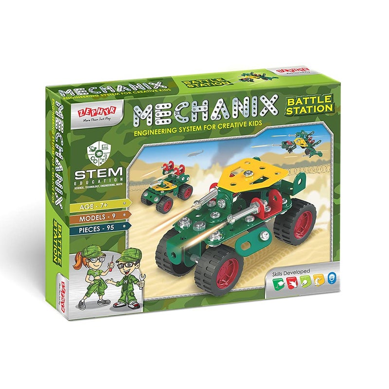 ZEPHYR Mechanix Battle Station Building Set for Kids - Image 5